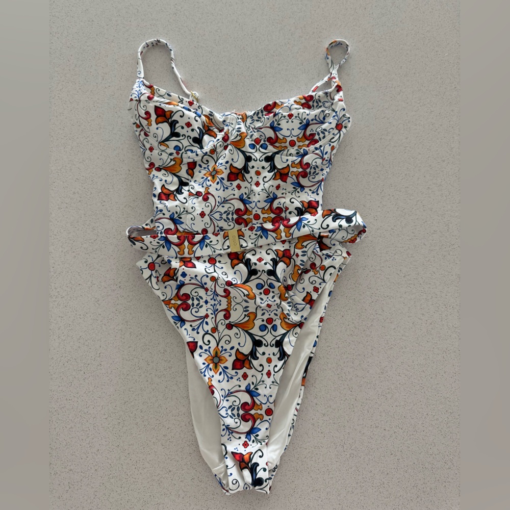 Colorful Patterned Onia Swimsuit